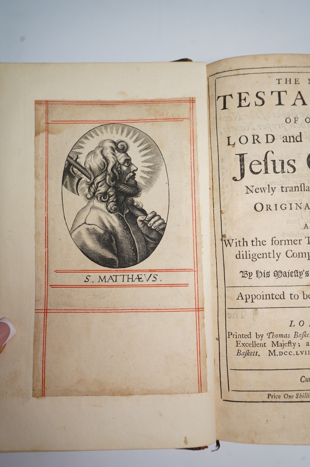 Bible. – The New Testament of our Lord and Saviour Jesus Christ, Newly translated out of the Original Greek, and with the former Translations diligently Compared and Revised, 8vo, extra-illustrated with 75 engraved plate